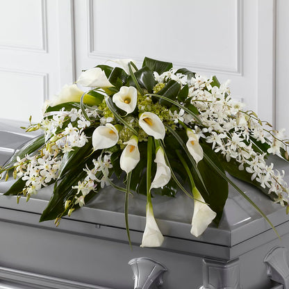 Angel Wings Casket Spray –  Meta Flowers, Manassas VA
