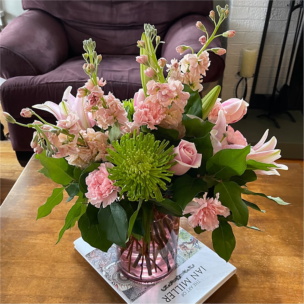 Pretty in Pink Bouquet –  Meta Flowers, Manassas VA