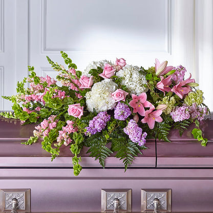 Life's Gratitude Casket Spray –  Meta Flowers, Manassas VA