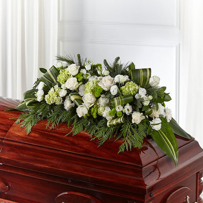 Hopeful Gesture Casket Spray –  Meta Flowers, Manassas VA