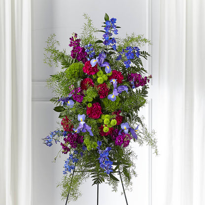 Heavenly Skies Standing Spray –  Meta Flowers, Manassas VA
