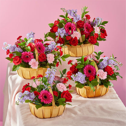 Pink Picnic Basket –  Meta Flowers, Manassas VA