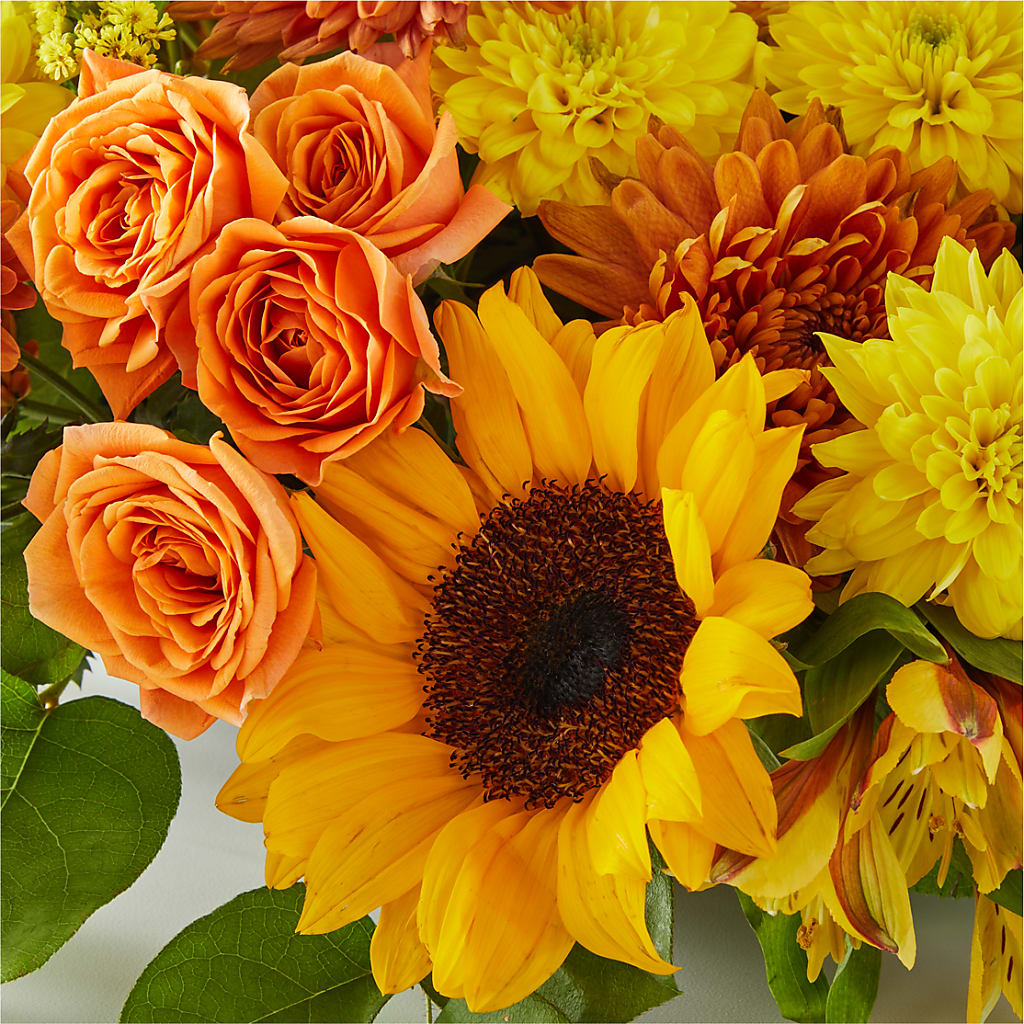 Autumn Harmony Centerpiece –  Meta Flowers, Manassas VA