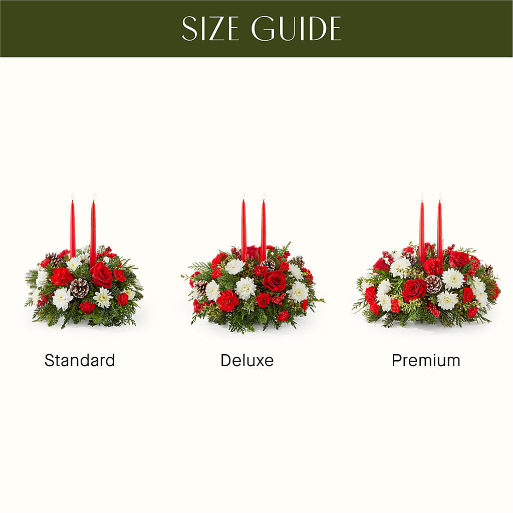 Holiday Soiree Centerpiece –  Meta Flowers, Manassas VA