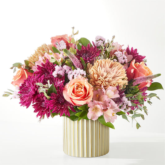 Berry Cobbler Bouquet with Ivory Vase –  Meta Flowers, Manassas VA