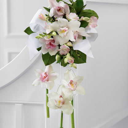 Perfect Entrance Pew Arrangement –  Meta Flowers, Manassas VA