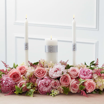Worldwide Romance Unity Candle Arrangement –  Meta Flowers, Manassas VA