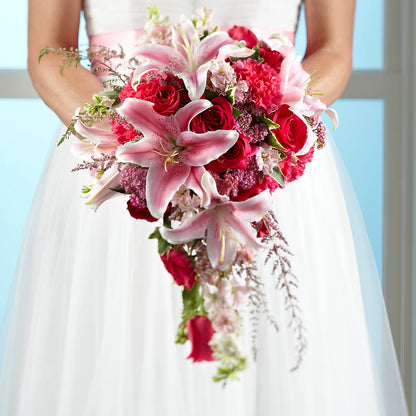 Lily & Rose Bouquet –  Meta Flowers, Manassas VA